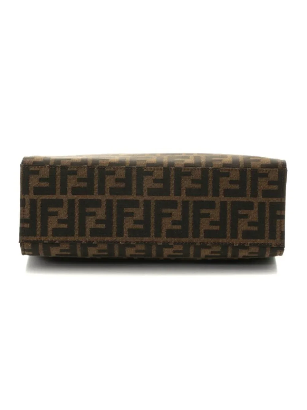 Fendi Zucca Tote Beige Dark Brown
